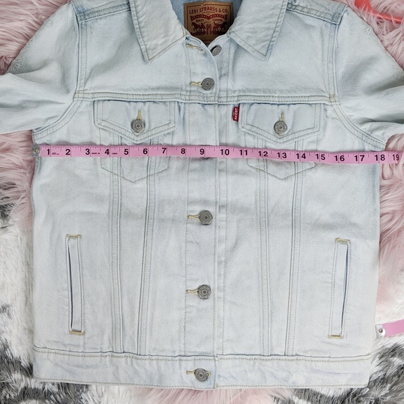 Levi's Floral Embroidered Original Trucker Jacket - Picture 5 of 5